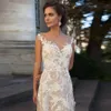 Lace Dress 2024 Illusion Neckline Appliques Vintage Bridal Gowns Robe De Mariage Sheath Wedding Dresses Sheer Back Vestido