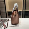 حقيبة مصممة للعلامة التجارية الفاخرة قماش مطابقة لسلسلة الألوان المبتسمة حقيبة الشعار الكلاسيكية مع مادة جلدية قابلة للإزالة حزام الكتف Crossbody حقيبة يد