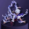 Action Toy Figures 19cm One Piece Luffy GK Anime Figure Sun God Nika Luffy Gear 5 Action Figures Doll PVC Statue Collection Ornament Model Toy Gift Gift