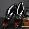 Casual Schuhe 2024 Männer Business Formale Leder Mode Große Größe Lace-up Hochzeit Britischen Stil Sapatos Masculinos