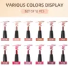 QI 12 stks/set Matte Lippenstift Lipliner Pen Waterdichte Lip Liner Potlood Contour Make-up Sexy Rode Lip Stick Langdurige Cosmetische 240305