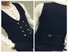 Ny Waistcoat kostym Vest Fashion Double Breasted Slim Fit Menle Dress Vest för formell bröllopsgown7863130