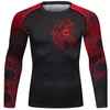 Herren T-Shirts Cody Lundin Quick Dry Strumpfhosen Langarm UV Rash Guard Strand Floatsuit Tops für Männer Kompression Surfen UPF50 Schwimmen