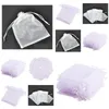 Jewelry Pouches, Bags 15X20Cm White Color Jewelry Package Dstring Bags Large Pouches Organza 100Pcs/Lot Drop Delivery Jewelry Jewelry Dhkvm