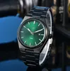 HIG HQUALTY MENS TISSOTITY 1853 QUARTZ 자동 이동 시계 비즈니스 패션 스틸 밴드 시계 남성 RELOGIOS HOMEM RELOJES HOMBRE WRISTWATCHES