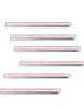 Full Spectrum LED Grow Light RedBlueWhiteUVAIR 380800NM led growth tube 1ft 2 3 4 Foot AC85265V SMD2835 Pink Color6783852