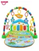 Huanger Baby 3 in 1 Play MAT DEVEROPLOWLING CHILLENS039Sミュージックマットキーボード幼児フィットネスカーペット教育ラックToys8804165