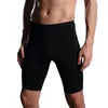 Pantaloni da uomo in neoprene termoformante per il corpo, pantaloni dimagranti, cosce, allenamento per il grasso, tuta da sauna, vita alta, controllo modellante 240220