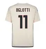 23 24 24 Dybala Lukaku Soccer Jerseys Aouar Player Fani Maglia Pellegrini Belotti Smalling Abraham Totti 2023 2024 Koszulki piłkarskie Romes Mancini Men Kids Shaarawy