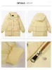Damskie okopa płaszcza koreańskie zimowe kurtki solidne płaszcz do mody ciepły duży kieszeń z kapturem luźne pary zwykłe parkas abrigo mujer
