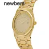 Мужчины Audempigut Aps Factory Watch Swiss Movement Royal Oak 56175ba Vintage Gold Champagne Dialc7l6