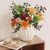 Vases Minimalist Shell Shape Ceramic Vase Flower Pot Potted Plants Decorative Arrangement Desk Decoration Porcelain