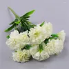 Decorative Flowers 10 Heads Artificial Carnation Home Decoration Multi Color Beauty Silk Fake Flower Especial For Wedding And Festival