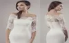 Veste boléro de mariage pour femmes, Sexy, blanc ivoire, épaules dénudées, demi-manches, sur mesure, châle enveloppant, 2020, 1125800
