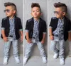 Gelegenheitsbaby Kleidung Sets Gentleman -Anzug Kleinkind Jungen Kleidungsstück 3PCS Coatlong Ärmeln Hemd Hosen Kinder Junge Kleidung 8707090