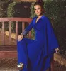 Elegant Royal Blue Mother of the Bride Pant Suits Peaked Lapel Long Sleeve Jumpsuits Pärlade aftonklänningar Plus Size Wedding Guest 3722106