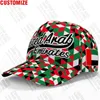 Casquettes de baseball Émirats Arabes Unis Jeunesse Gratuit Nom sur mesure Numéro Chapeau Nation Drapeau Ae Islam Arabe Pays Imprimer Po Casquette de baseball