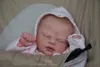 NPK 20inch Reborn Doll Kit Kiara غير مكتملة غير مكتملة ألوان جديدة بالألوان الطازجة مجموعة دمية فارغة مع هيكل القماش 240304