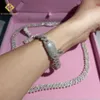 Moissanite Armband Mannen Zilveren Cubaanse Link Chain Pass Diamond Tester Gra Vvs Moissanite Cubaanse Armband