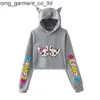 Nuevo 24ss Sudaderas con capucha para mujer Sudaderas Tik Tok Bluza Kpop Primavera Otoño Sudadera con capucha Kawaii Sudaderas Jerseys Lindo Casual Manga completa Sólido Bluzy mens sudadera con capucha