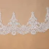 One 3M Layer Lace Edge White Ivory Cathedral Wedding Veil Long Bridal Cheap Women Accessories Veu De Noiva