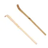 Colheres de chá 2 peças de bambu natural colher artesanal matcha colher de chá ferramenta