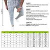 Smart Fashion Kleidung für Herren, kariert, Bleistift, dünn, mittlere Taille, Joggerhose, Herren, 240308