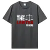 Mens T Shirts Novelty Awesome Keep Calm The Lawyer Is Here Shirt Valentines Party Short Sleeve Funny Harajuku Hip Hop T-shirt Streetwear