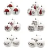 كرات عيد الميلاد Boolbles Home Party Supplies Toy News Year Decorations Matte White Ball Xmas Tree Tree Decord 2374141