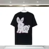 Womens Tshirt Designer Luxury Original Quality Mens Tshirts Spring New Round Neck Street Loose Rabbit Print Short Sleeve