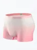 Underpants Ice Silk Traceless Underwear For Men's Full Flat Corner Pants 5d Convex Quick Drying Breathable Gradient