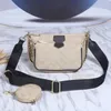 Designer crossbodytas voor dames en heren, drie-in-één schoudertas, luxe handtas, ronde muntentas, vierkante modieuze schoudertas, hobo