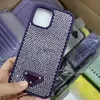 Cell Phone Cases Luxury Crystal Glitter Triangle Cases Bling Rhinestone Diamond Shell for iPhone 15 14 plus 13 12 11 pro Max Fashion Case Cover 240304