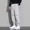 Men's Sweatpants Men Wide Leg Baggy Items In Young La Trousers Korean Plain Track Sweat 240308