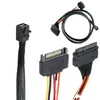 Built-in 12G Mini SAS HD To U.2 36P SFF-8643 SFF-8639 Cable 0.5M/1M With 15Pin SATA Power Supply Suitable For SSD