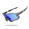 5 obiektywu UV400 Cycling Okulary przeciwsłoneczne TR90 Sportowe okulary rowerowe MTB Rower Mountain Rower