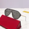 Marca de alta qualidade óculos de sol homens mulheres retro óculos de sol carta impressão f lentes arco-íris sapo espelho ff popular colorido vintage uv400 pára-sol