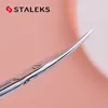 STALEKS Русские ножницы для ногтей, высококачественные ножницы для бровей из нержавеющей стали, профессиональная обрезка волос в носу, инструмент для макияжа SC-11-1 240305