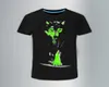 2018 Nya 3D -tshirt Men Leisure Fluorescerande personlig shortsleeve Lysande tee -skjorta Summer TOPS MEN TSHIRT LIGHT KLÄDER8424543