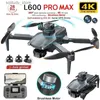 Dronlar L600 Pro Max Drone 4K Üç Eksen PTZ Yüksek tanımlı çift kamera lazer Engel Kaçınma Fırçasız motor G 5G WiFi RC FPV Dört Helikopter Oyuncak Q240308