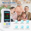 Moniteur pour bébé, résolution de caméra, oxymètre de pouls médical portable pour nouveau-nés, enfants et adultes, HR avec mémoire Q240308