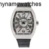 Swiss Watch Franck Muller orologi automatico 50 fuori dal certificato di acquisto immediato Frank Mens V45 Meccanico con stelle con borchie di diamanti o