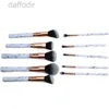 Make-up kwasten Marble Makeup Brush 10 stks / set Marbling Pro Oogschaduwborstels Marble Brush Multifunctionele BB Cream Brusher Ooglijn Cosmetisch hulpmiddel dropship 240308