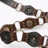 Ceintures HEYounGIRL cuir femmes ceintures pour robes Vintage marron PU ceinture Style bohème métal boucle ceinture accessoires de mode L240308