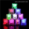 Led Toys DIY LED Toy Ice Kuber Glowing Ball Flash Wedding Festival Christmas Bar Wine Decor Induktion Lysande dekoration levererar dro dhbgw