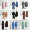 Ethnische Kleidung Khimar Muslimische Frauen Abaya Eid Mit Kapuze Gebetskleidungsstück Hijab Langes Maxikleid Set Türkei Ramadan Kaftan Islamische Arabische Robe