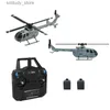 Drones C127 C186 2.4G RC Drone 720P Câmera 4 Hélice 6 Eixos Wifi Giroscópio Sentinela Espião Helicóptero Única Lâmina Giroscópio Eletrônico RC para Q240308