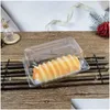 Other Bakeware Bakeware Tools 100 Pieces Cake Slice Boxes Individual For Portions 7.3 Inch Food Takeaway Containers Muffin Drop Delive Dhpsc