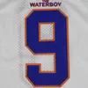 Bobby Boucher #9 The Waterboy Adam Sandler Movie Mud Dogs Bourbon Bowl voetbalshirt 240228