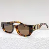 Mulheres de designer de luxo OFF Fillmore Sunglasses OERI124 armação de acetato em forma de diamante com logotipo de metal superdimensionado Senhoras óculos de sol elegantes óculos retrô